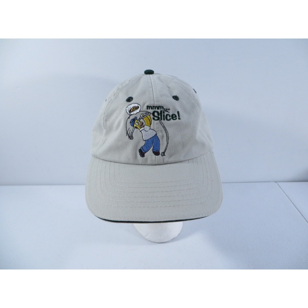 The Simpsons Homer Golf Pizza‎ mmm... Slice 20th Century Fox Adjustable Hat Cap